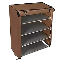 Шкаф-полка для обуви SHOE CABINET SHOE RACK (8238) Коричневый