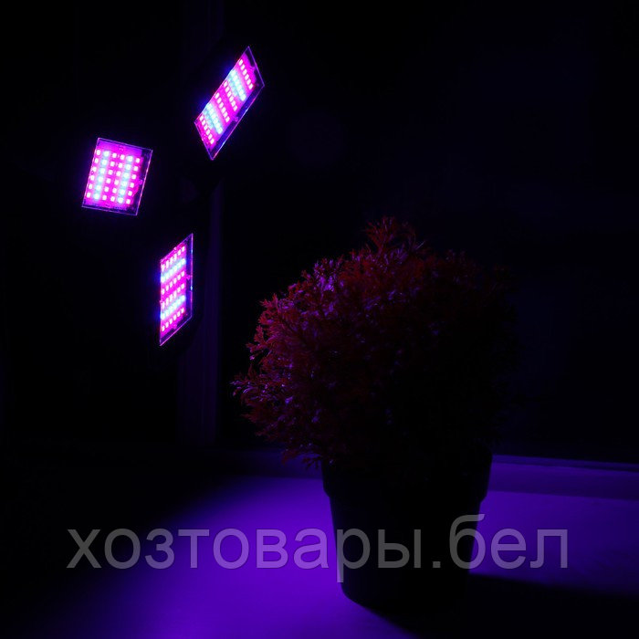 Фитолампа светодиодная, Е27, 22 Вт, 108 Led, 265 В, складная, биколорная - фото 1 - id-p197858687