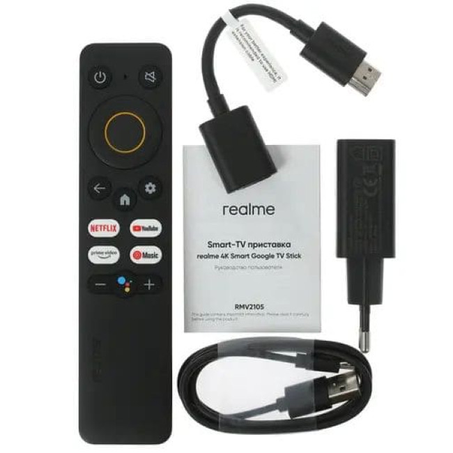 Медиаплеер Realme 4K Smart Google TV Stick - фото 5 - id-p197858841