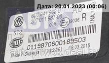 Фонарь габаритный передний правый Volkswagen Polo (c 2010) - фото 3 - id-p130303178