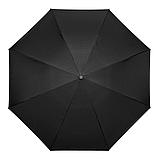 Зонт-трость "RU-6", 107 см, черный, розовый, фото 3