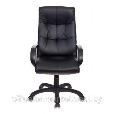 Кресло для руководителя "Бюрократ CH-824B", кожзам, пластик, черный - фото 2 - id-p197871078