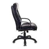 Кресло для руководителя "Бюрократ CH-824B", кожзам, пластик, черный, фото 3