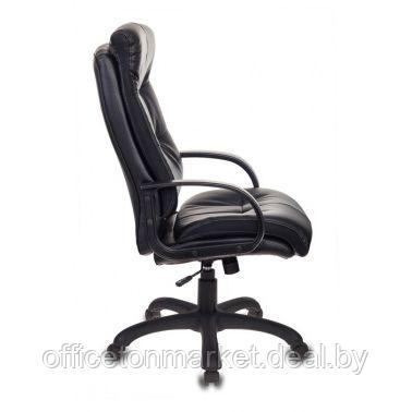 Кресло для руководителя "Бюрократ CH-824B", кожзам, пластик, черный - фото 3 - id-p197871078