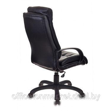 Кресло для руководителя "Бюрократ CH-824B", кожзам, пластик, черный - фото 4 - id-p197871078
