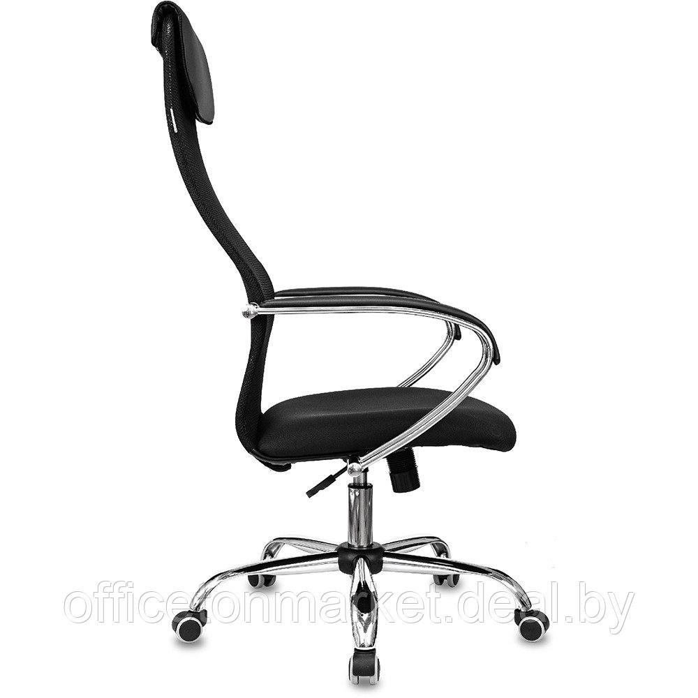 Кресло руководителя "Бюрократ CH-607SL TW-01 Neo Black", сетчатая ткань, хром, черный - фото 5 - id-p196954211
