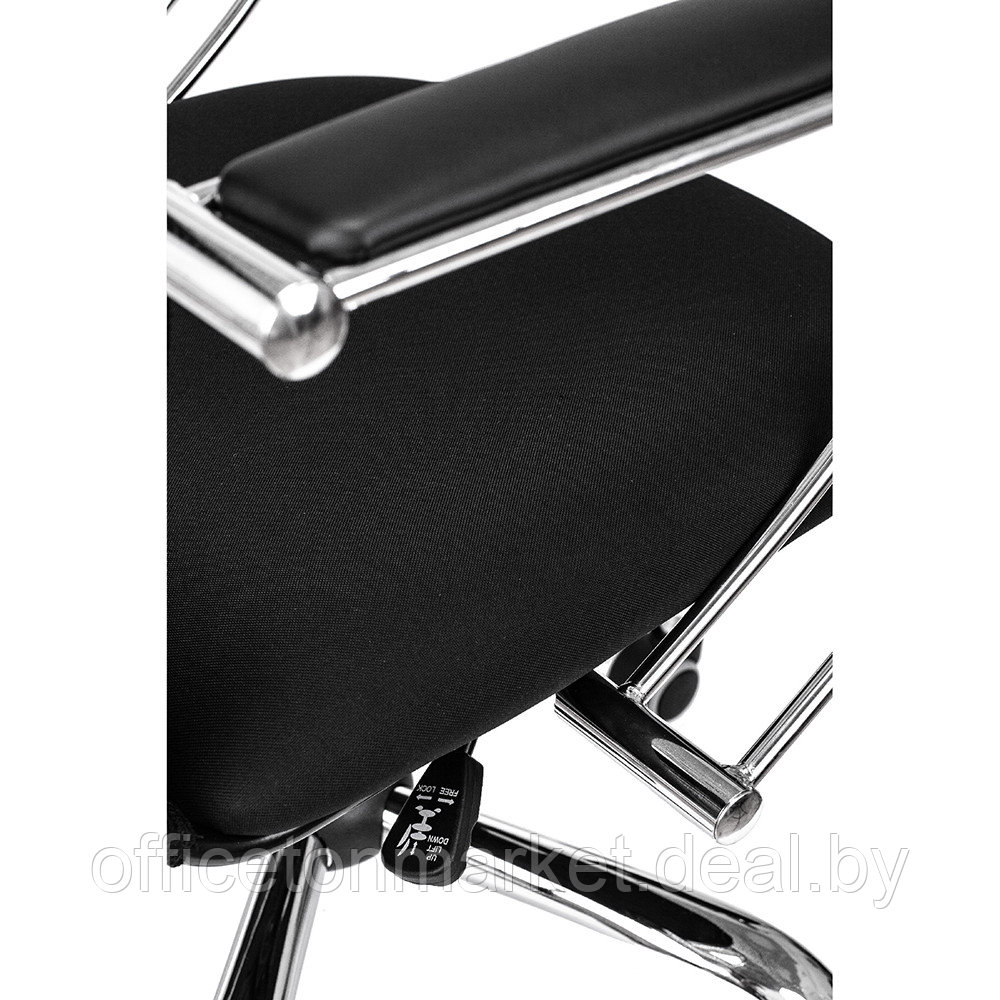 Кресло руководителя "Бюрократ CH-607SL TW-01 Neo Black", сетчатая ткань, хром, черный - фото 10 - id-p196954211