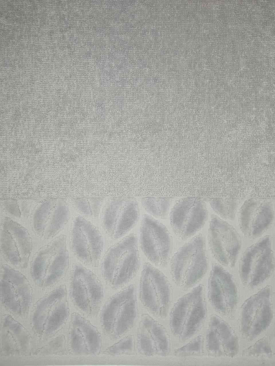 Махровое полотенце для лица 50х90 серое NURPAK 249 - фото 2 - id-p170167136
