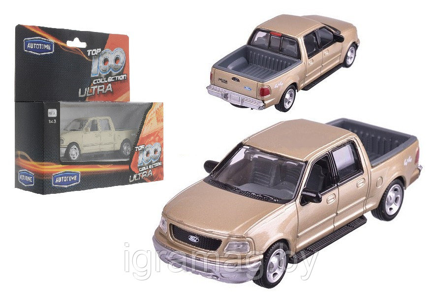 Инерционная коллекционная машинка Collection Ford F-150 SuperCrew, 1:43