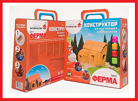 Конструктор из кирпичиков Brickmaster "Ферма", 229 деталей