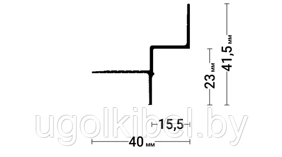 Теневой профиль для гипсокартонных потолков EURO 01 - фото 2 - id-p197891581