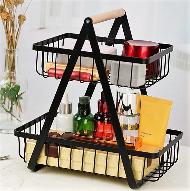 Корзина для хранения фруктов, овощей, посуды Home storage rack / фруктовница / хлебница / - фото 7 - id-p197895689