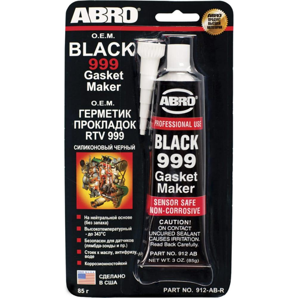 Герметик прокладок ABRO черный 999 США 85 г 912-AB-R - фото 1 - id-p197895773