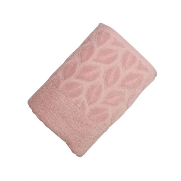Махровое полотенце банное 90х150 темно-розовое NURPAK 632