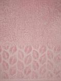 Махровое полотенце банное 90х150 темно-розовое NURPAK 632, фото 2