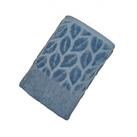 Махровое полотенце для лица 50х90 светло-синее NURPAK 249