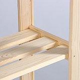Стеллаж деревянный усиленный  180х84х28см, 5 полок, фото 5