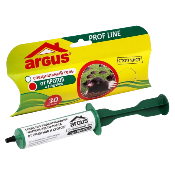 Аргус Argus специальный гель от кротов, 30 г