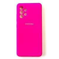 Силиконовый чехол Silicone Case ярко-розовый для Samsung Galaxy A52/ Galaxy A52s