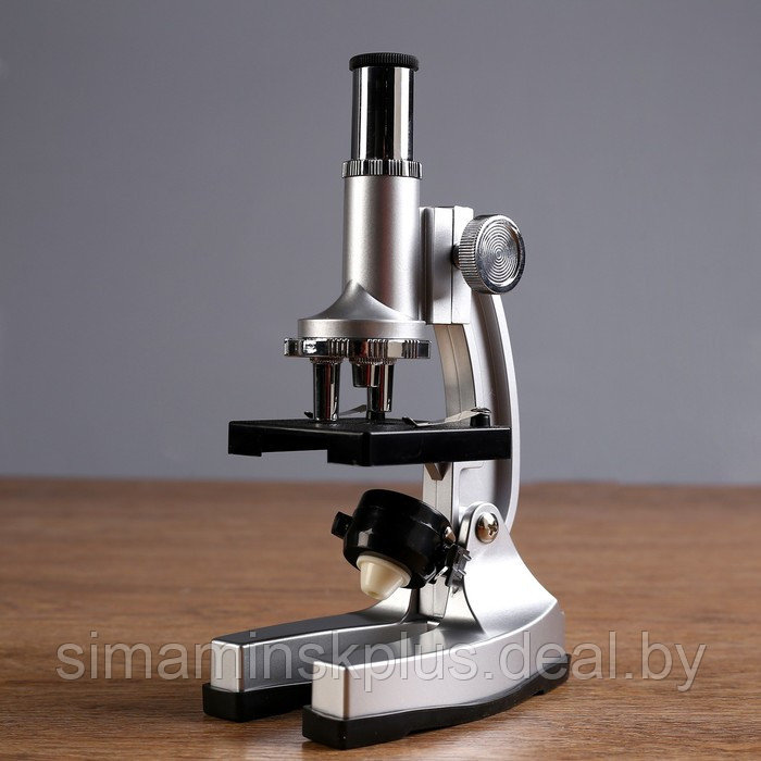Микроскоп, кратность увеличения 450х, 200х, 100х, с подсветкой, 2АА - фото 2 - id-p197897253