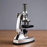 Микроскоп, кратность увеличения 450х, 200х, 100х, с подсветкой, 2АА, фото 5