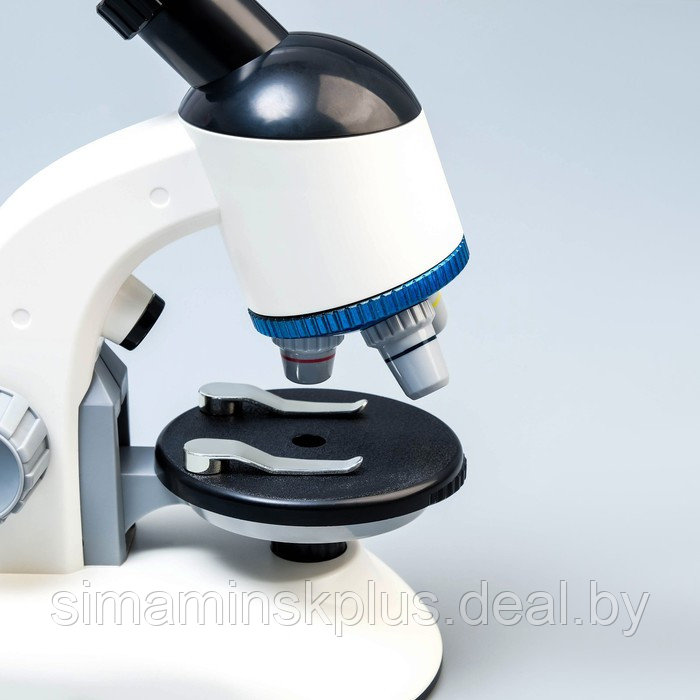 Микроскоп "Юный ученый" кратность до х1200, белый, подсветка - фото 5 - id-p197897257