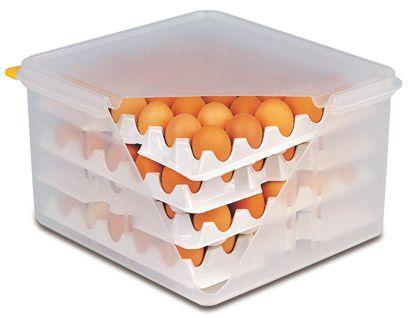 APS (Германия) Контейнер для хранения яиц 35,4*32,5 см. h= 20 см. 8 лотков с крышкой APS /1/