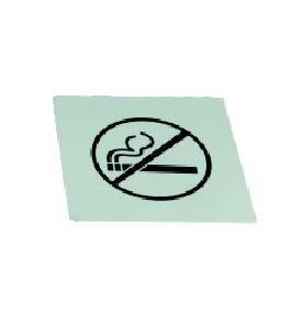 MGsteel Табличка "Не курить" 125*125 мм. нерж. MGsteel /1/100/