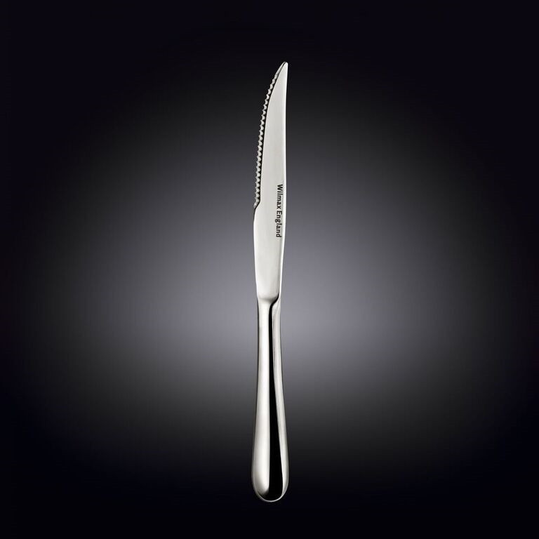 Wilmax (Англия) Нож для стейка Стелла 125/233 мм. 18/10 3,5 мм Wilmax /12/24/144/ - фото 1 - id-p197907626