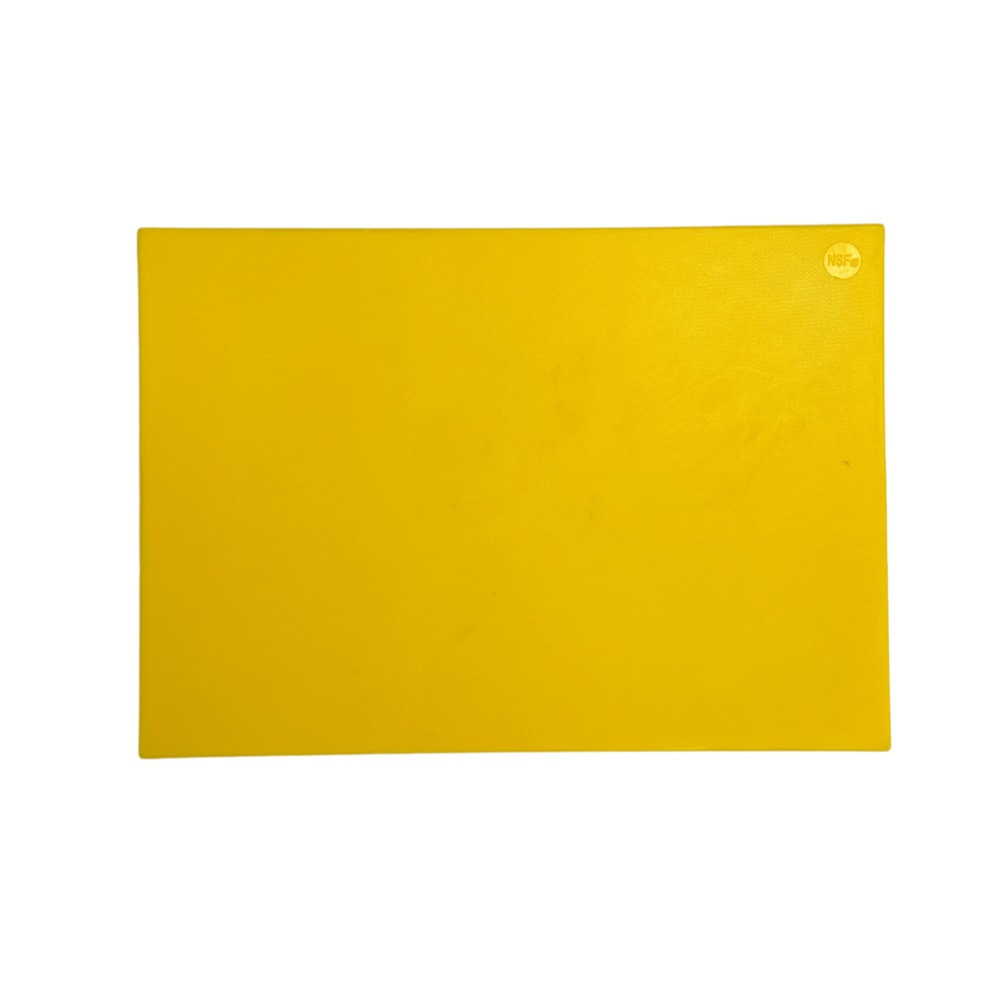 Пластик (Китай) Доска разделочная п/п 500*350*18 мм. желтая MG /1/10/ - фото 1 - id-p197908579