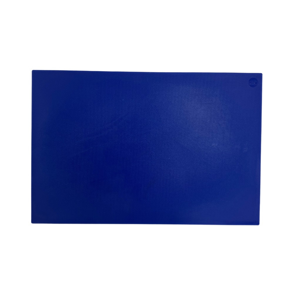 Пластик (Китай) Доска разделочная п/п 500*350*18 мм. синяя MG /1/10/ - фото 1 - id-p197908582