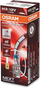 Автомобильная лампа Osram H3 Night Breaker Laser 1шт (64151NL) - фото 1 - id-p197915909