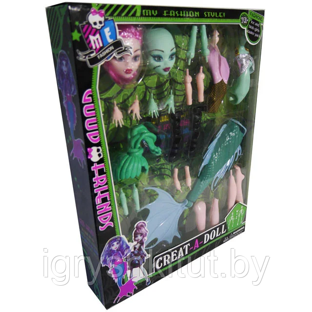 Сборная кукла Monster High (собери куклу) - фото 2 - id-p197919163
