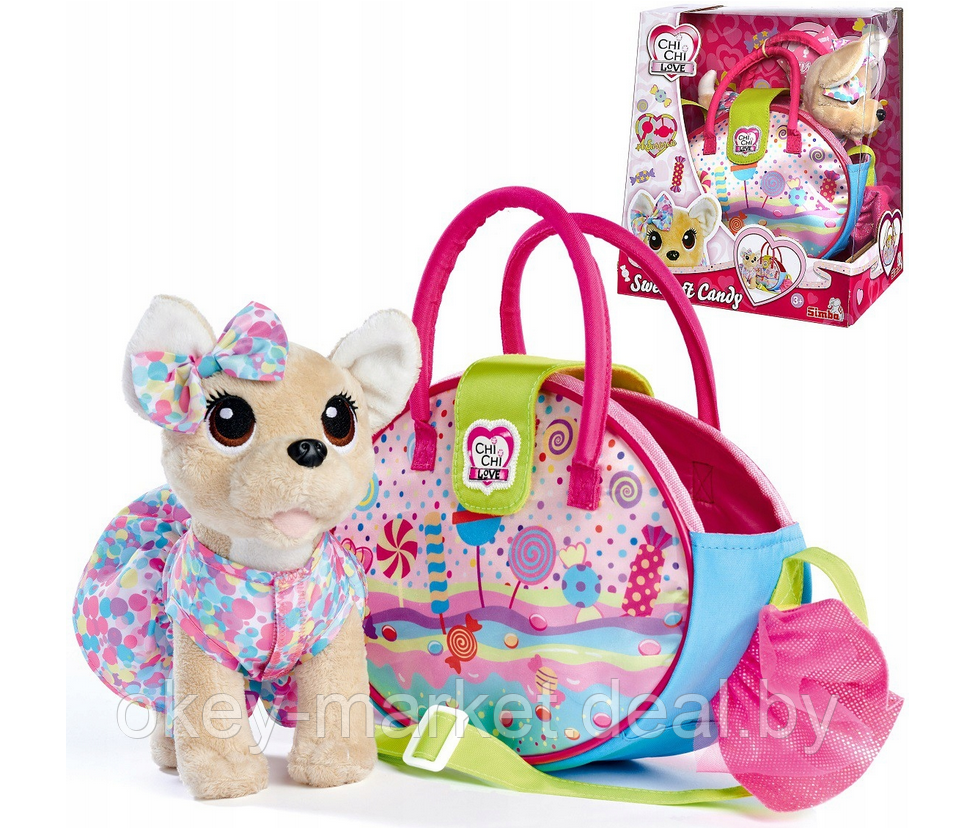 Мягкая игрушка Simba Chi-Chi love Плюшевая собачка в сумочке 5890001 - фото 7 - id-p197919562