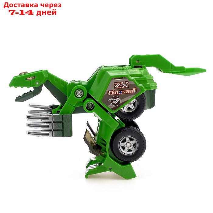 Робот-трансформер "Динобот", световые и звуковые эффекты, цвета зеленый , №SL-00547A 2643121 - фото 3 - id-p197865271