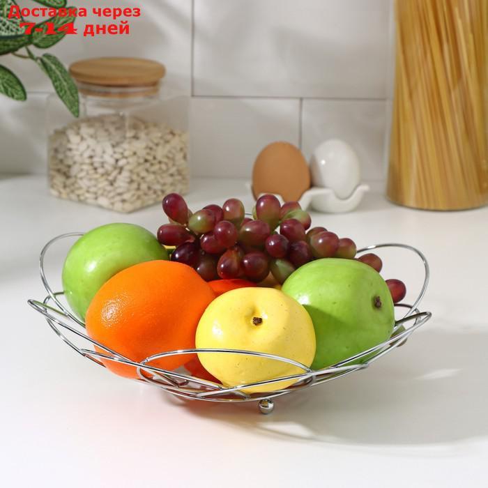 Ваза для фруктов Доляна, 28×28×10 см - фото 4 - id-p197866333