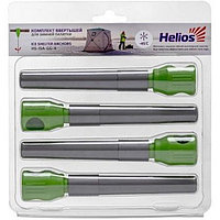 Комплект ввертышей Helios для зимней палатки (-45°C) серо-зеленый (4 шт/уп)