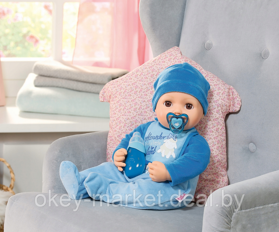 Кукла интерактивная Baby Annabell "Александр", 43 см оригинал - фото 8 - id-p197921391