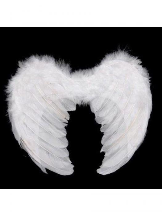 Крылья ангела белые детские карнавальные для ребенка детей - фото 4 - id-p197921713