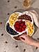 Менажница белая круглая секционная фарфоровая посуда для сервировки стола Сервировочные блюда тарелки, фото 4