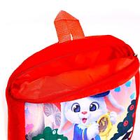 Рюкзак детский плюшевый Milo toys Зайка в мире чудес