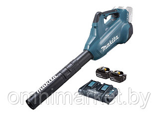 Аккум. воздуходувка MAKITA DUB 362 Z + АКЦИЯ (2 аккумулятора и зарядное) (18.0 В, 2 акк. BL1850B 5 А/ч, Li-Ion