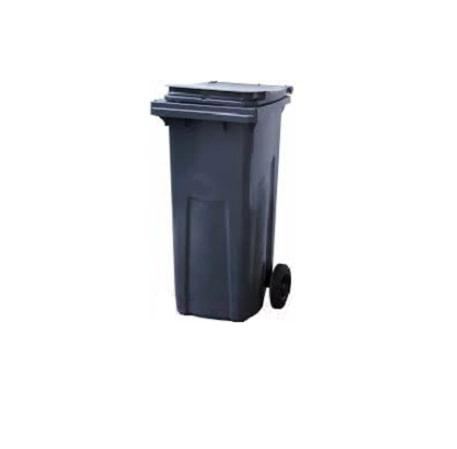 Контейнер для мусора Эдванс 120л с крышкой серый - фото 1 - id-p197928683
