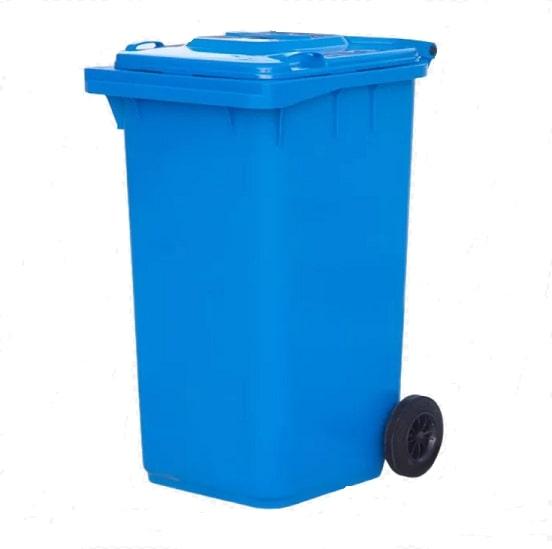 Контейнер для мусора Эдванс 240л с крышкой синий - фото 1 - id-p197928691