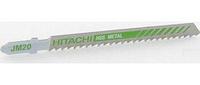 Пилки для лобзика по пластику, алюминию, листовому железу JM20 (T127D) чистовой рез 5 шт Hitachi 750012