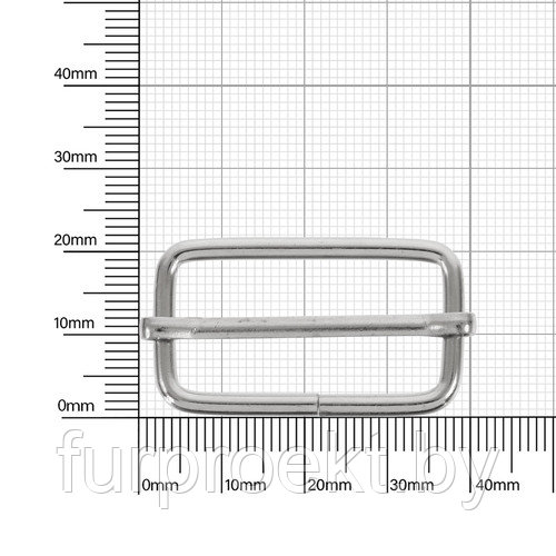 Пряжка 30мм никель 2,8мм D