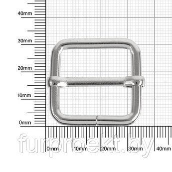 Кольцо WS 25х25мм ( 4мм ) никель роллинг