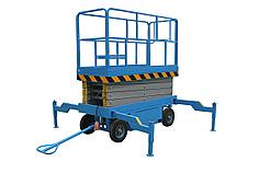 Подъемник ножничный передвижной 2000 кг 10 м TOR SJY-2,0-10DC (автономный) (Y)