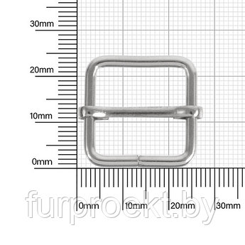 Кольцо WS 20х20мм (2,6мм) никель роллинг