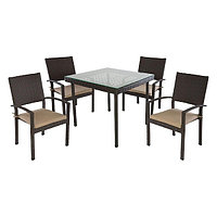 Комплект обеденный HAMBURG стол и 4 стула